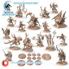 Miniature D&D/wargames Signum Workshop Febbraio 2023 resina dettagliata 3d print