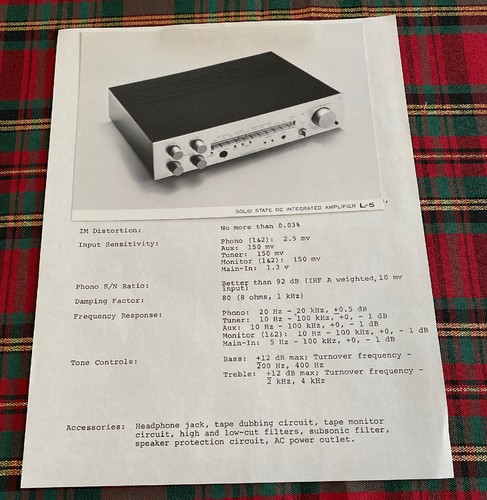 Amplificatore luxman studio - amplificatore,