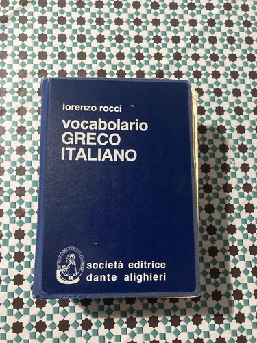 Dizionario italiano greco - italiano-greco, /
