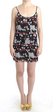 C'N'C COSTUME NATIONAL Dress Floral Silk Mini Sheath Short IT40/US4/XS RRP $500 