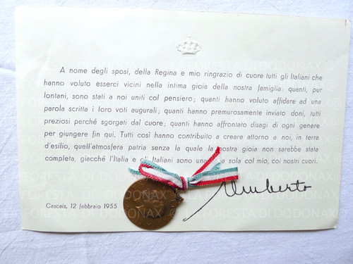 Monarchici italia savoia - re,