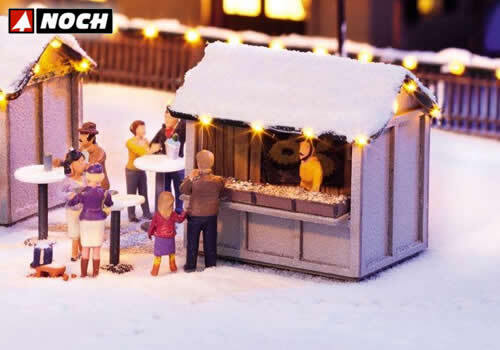 Set scenario negozio natale - set,
