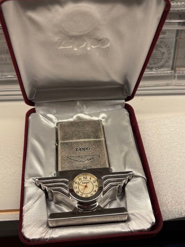 Zippo lighter with - , watch