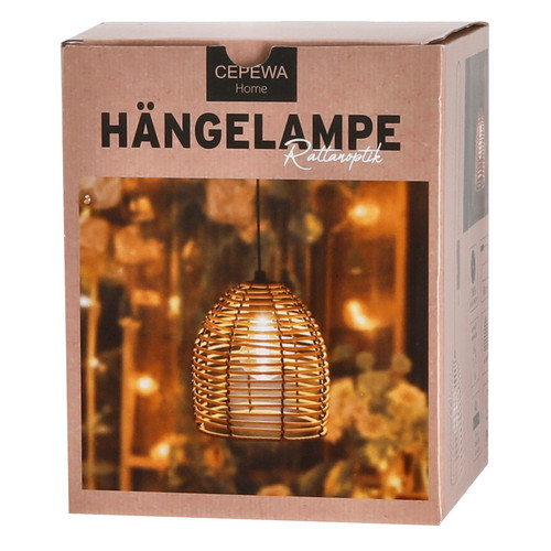 Lampada esterno rattan - 6x,