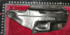 FONDINA PELLE POLIZIA FUORI ORDINANZA GLOCK VEGA HOLSTER RARITÀ!