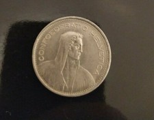 SVIZZERA 5 FRANCHI  1968