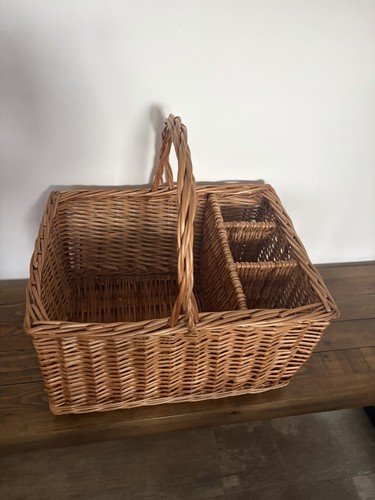 Vintage large wicker - vintage, basket