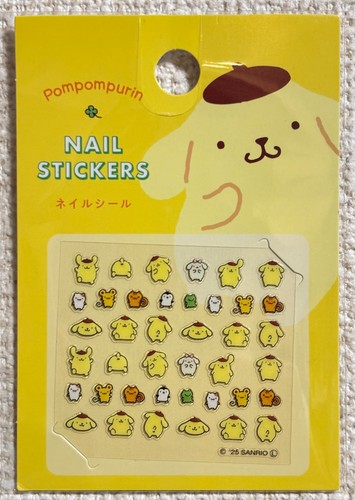 Sanrio pompompurin nail art - sanrio,