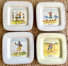 Lotto 4 piatti da appendere