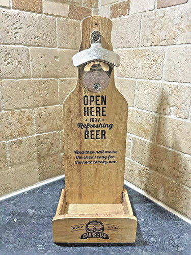 Novelty beer wooden - wooden, bottle