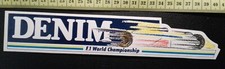 F1 WILLIAMS Sticker World Championship DENIM Renault  Vintage