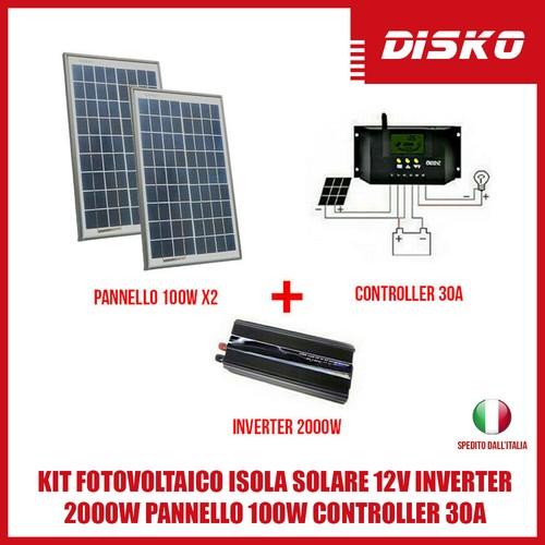 Kit fotovoltaico isola solare - kit,