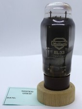 EL33 MULLARD USATO MA TESTATO 80%+ VALVOLA TUBOLARE