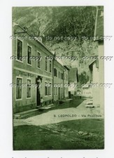 Laglesie San Leopoldo Pontebba Cartolina Viaggiata Animata 1931 Revelant