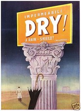 PUBBLICITA' 1951 IMPERMEABILI