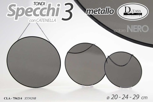 Set specchi parete - 3,