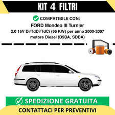 Kit 4 Filtri Tagliando per