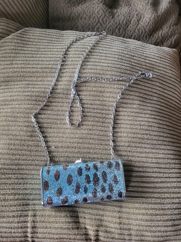 Pochette leopardata cristallo - leopardata,