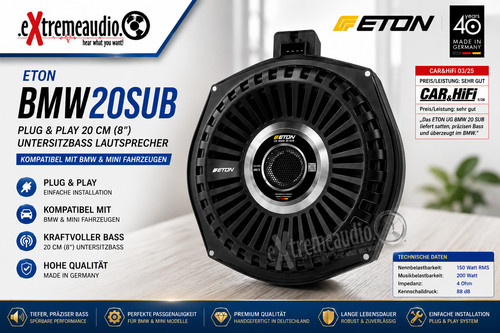 Eton bmw20sub plug play 20 - bmw20sub,