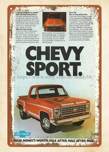 Pubblicità camion auto 1975