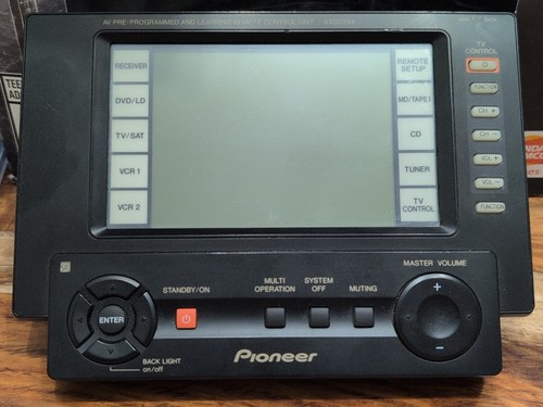 Pioneer elite learning remote - pioneer,