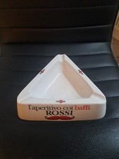 posacenere pubblicitario vintage.  L'aperitivo con i baffi Rossi. Martini.