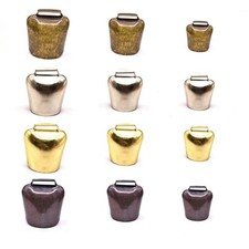 X Mm Bovini Pecore Rame Campane Ferro Facile da Usare Perfetto Per Bovini E Ovin