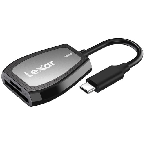Dual slot usb reader - usb-c,