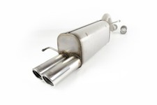 Scarico sportivo ULTER acciaio inox silenziatore Alfa Romeo Mito anno 2008-2018 2x70