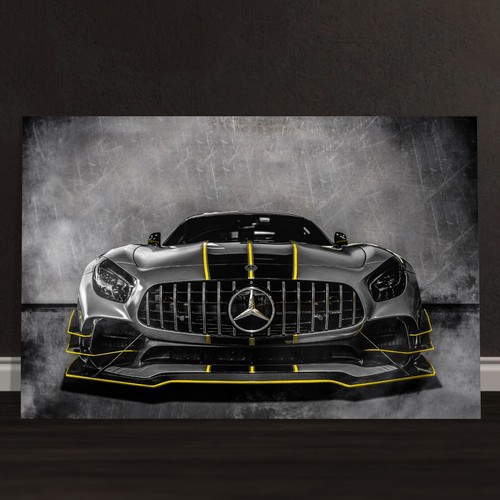 Quadro parete mercedes amg - da, parete,