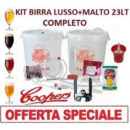 Kit fermentazione birra lusso - kit,