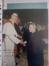 Foto con autografo Santo Karol