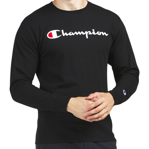 Shirt uomo nera girocollo - t-shirt,