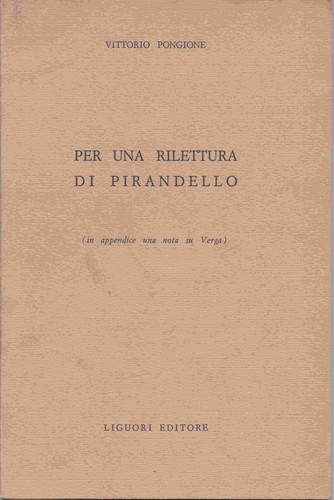 Vittorio pongione per una - -,