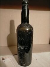 Antica Bottiglia 1800's Vino / Whisky Scura Circa 75cl