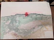 Giuseppe Gagliardi (1902-2005) Litografia "tramonto" 240/300  cm. 35×47  C10  ^