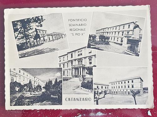Cartolina catanzaro pontificio - cartolina,
