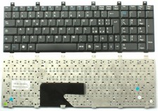 Tastiera nera italiana per