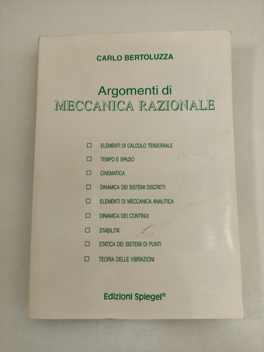 Argomenti meccanica - argomenti, di