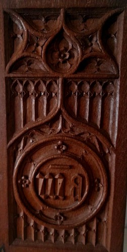 Ancien panneau 19e bois neo - ancien,