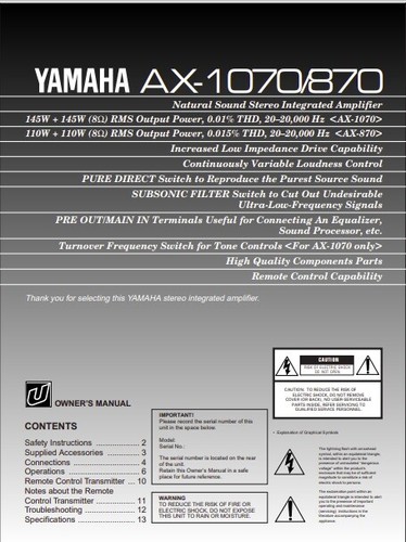 Amplificatore stereo yamaha - amplificatore,
