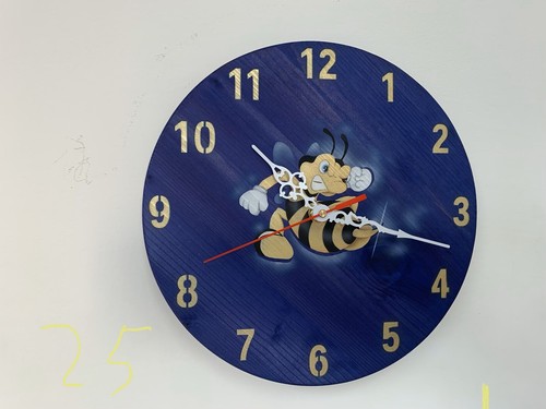 Orologio parete legno - in,