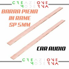 BARRA RAME PIENA 40 MM IMPIANTO CAR AUDIO FRONTE DA URLO AUTO 1MT