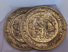 Brass Decorative Plate English