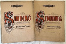 CHRISTIAN SINDING SUNT STUCKE OPUS 24 N. 1-5 OSLO KONGSBERG NORVEGIA NORWAY 