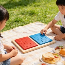 Puzzle Di Blocchi Di Legno