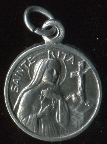Antica medaglia tono argento - tono,