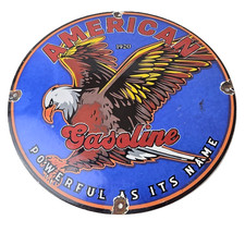 Insegna porcellana benzina