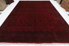 Tappeto di grande area rosso orientale Bokhara 10 x 13 piedi tappeto di...