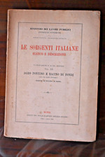 Le sorgenti italiane Elenco e